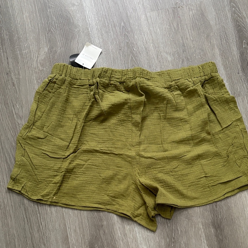 Forever 21 Olive Women's Cargo Shorts
